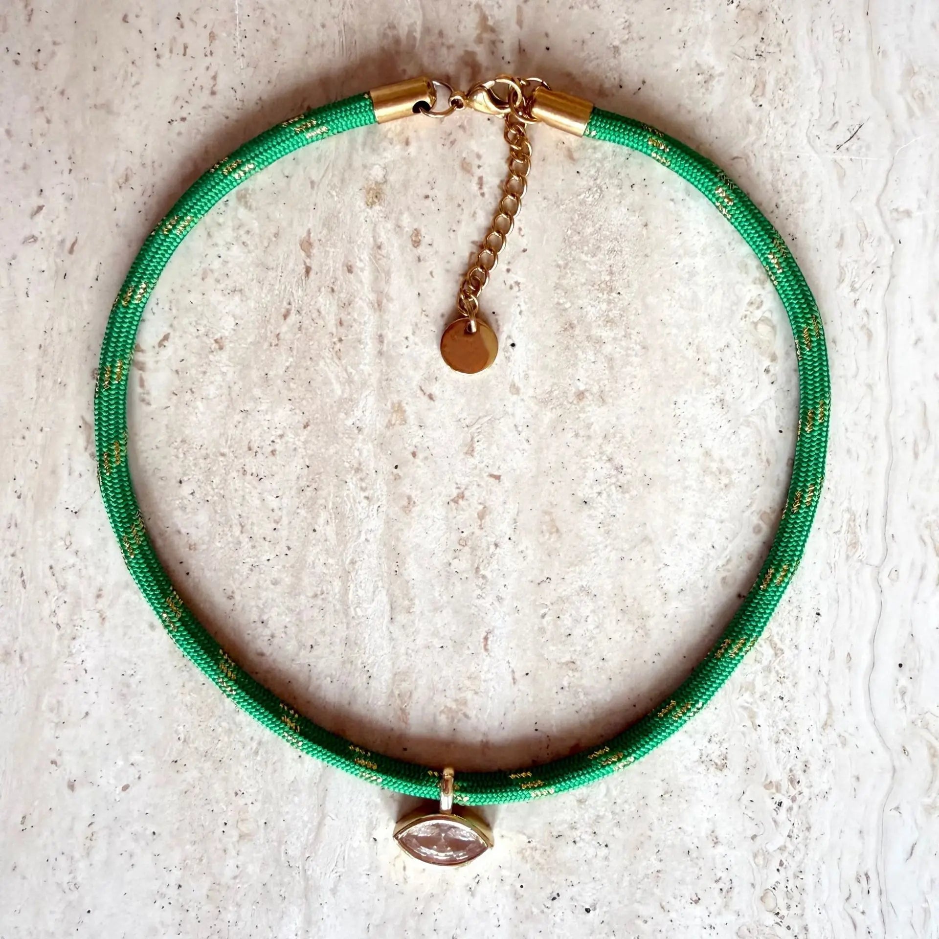doyours Boho Multilayer Rope Chain Necklace — Gold Plated Zircon Pendant Jewelry