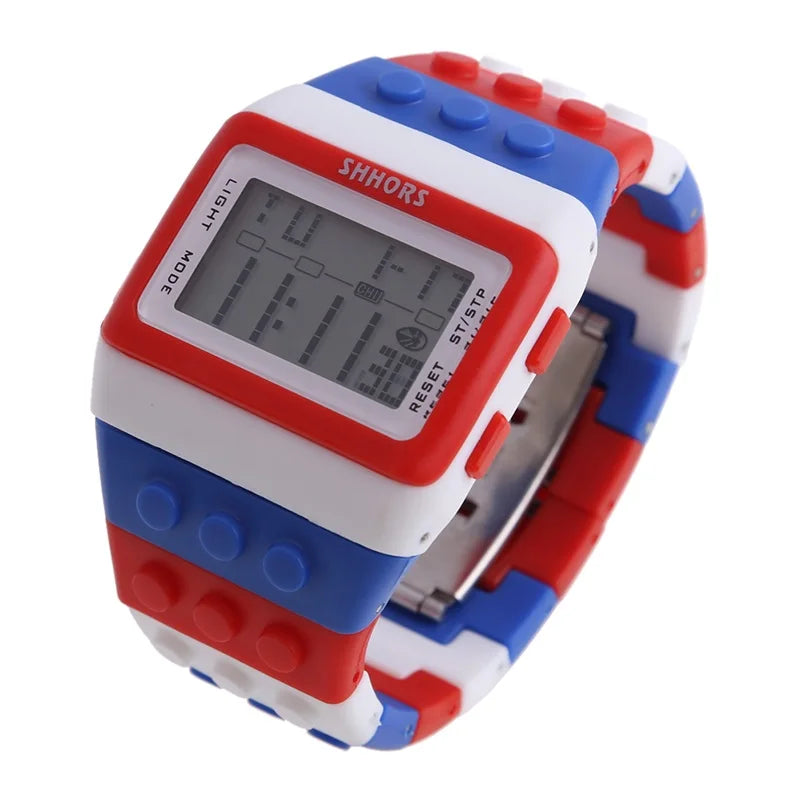 ACRDDK Digital LED Sports Watch — Colorful Block Style Wristwatch