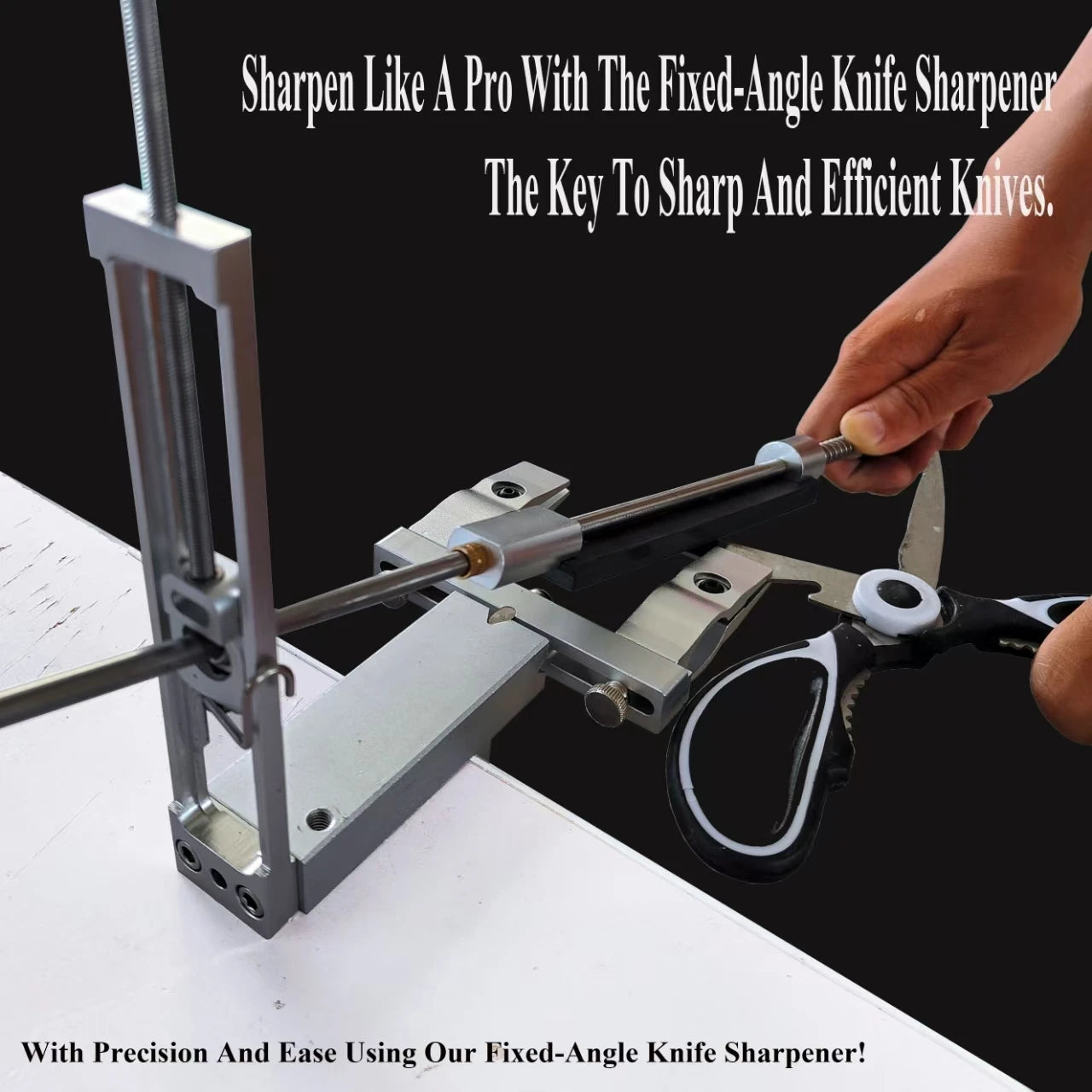 Sy tools Professional Fixed Angle Knife Sharpener — Precision Sharpening System