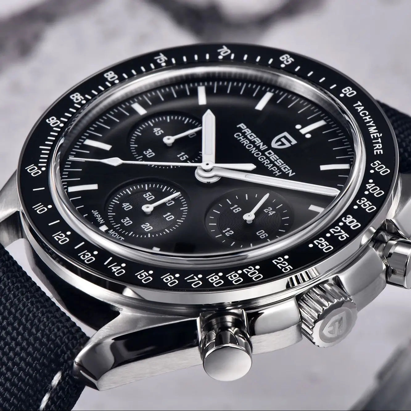 PAGANI DESIGN 1701 Moonwatch — Luxury Chronograph Quartz Wristwatch