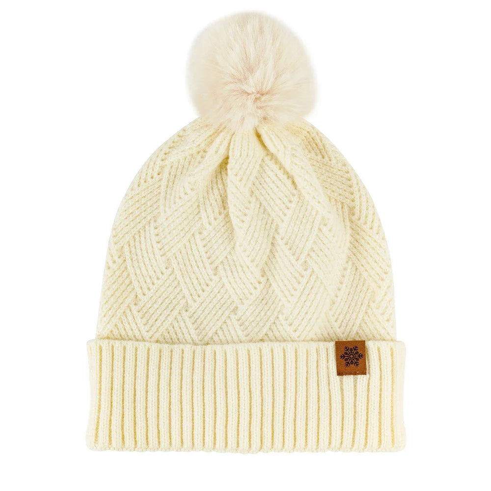 Winter Thermal Accessory Set — Knit Beanie, Scarf & Touchscreen Gloves
