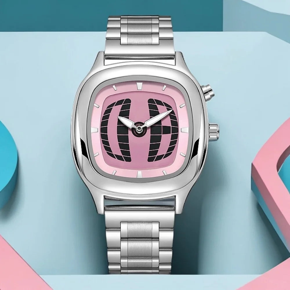 ZBJP Dual Display Quartz Watch — Y2K Style Waterproof Wristwatch