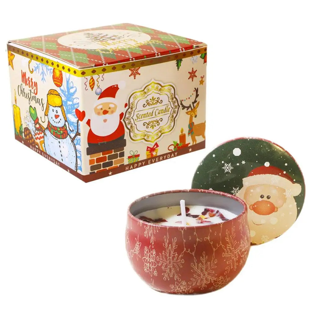 Christmas Scented Belly Jar Candle — Festive Aromatherapy Gift