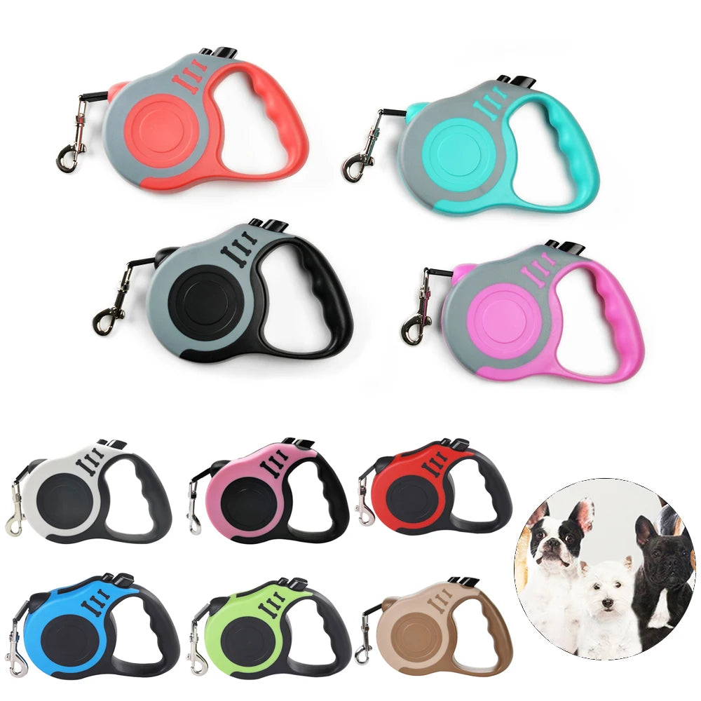 Holapet Retractable Dog Leash — Durable Nylon Pet Lead for Small to Large Dogs