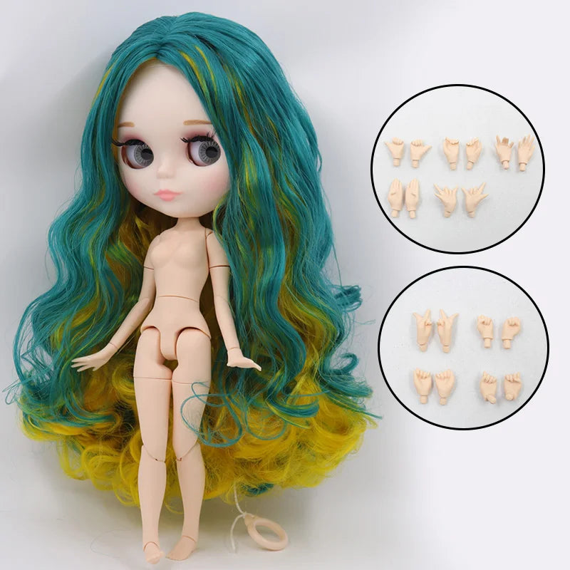 DBS 1/6 BJD Fashion Doll — White Skin Jointed Body for Customization