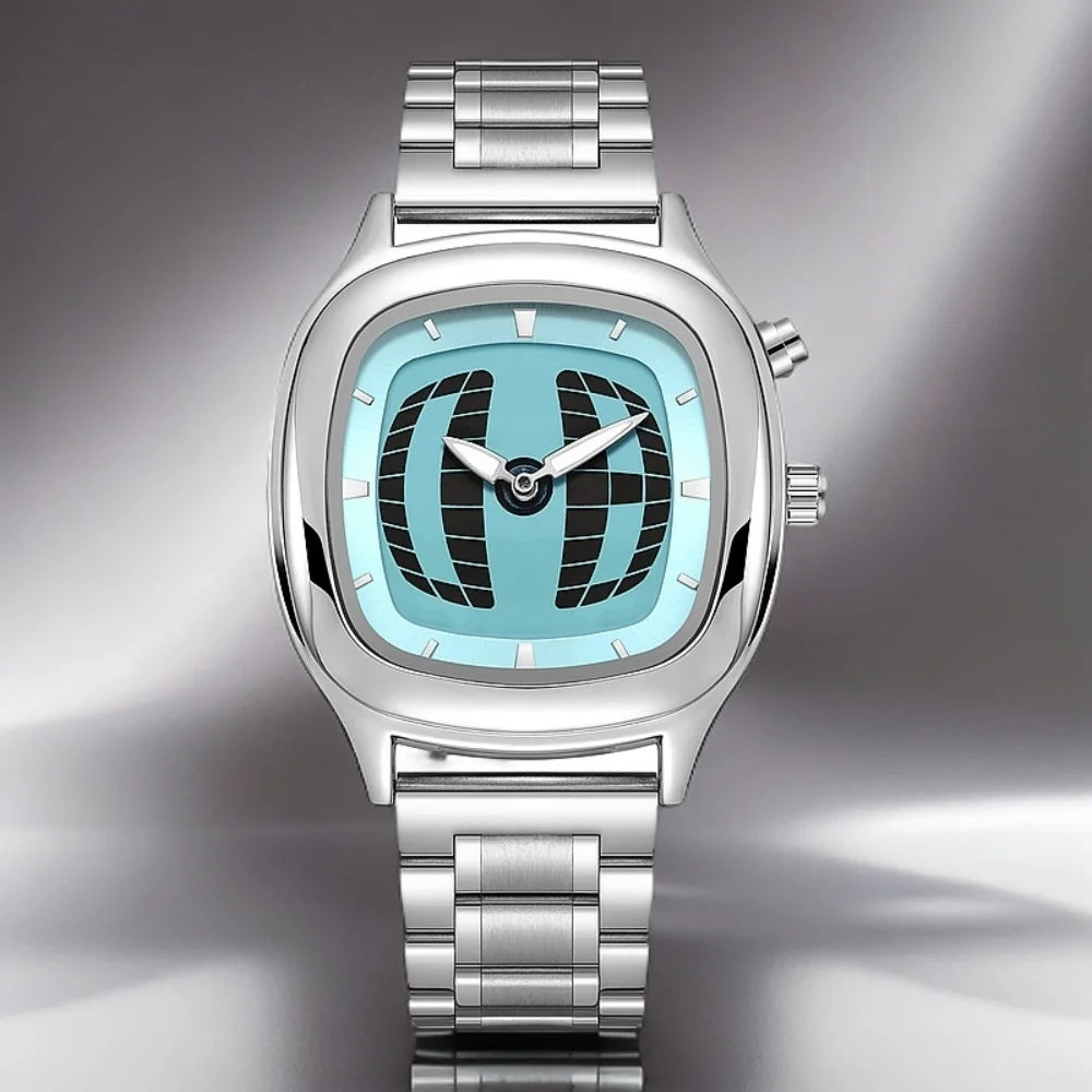 ZBJP Dual Display Quartz Watch — Y2K Style Waterproof Wristwatch