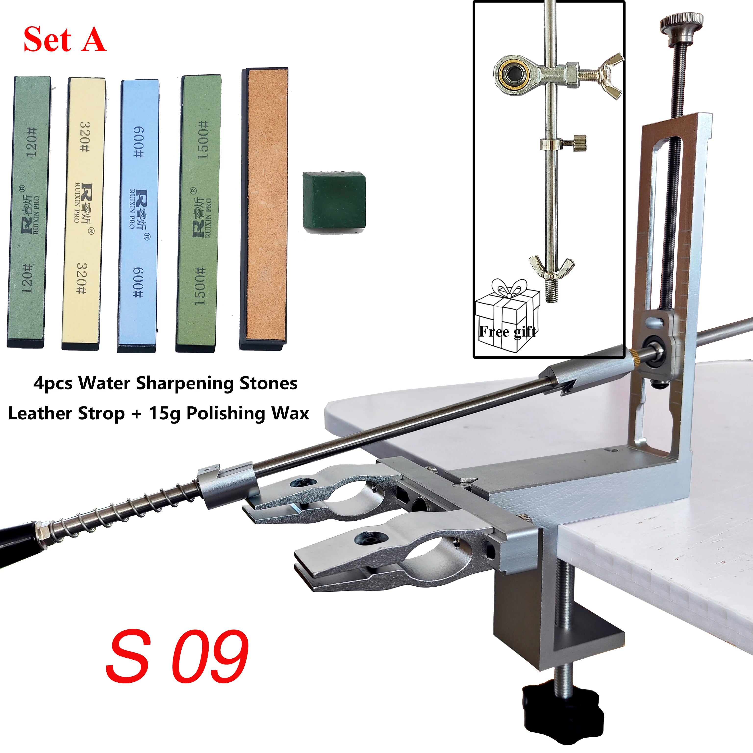 Sy tools Professional Fixed Angle Knife Sharpener — Precision Sharpening System