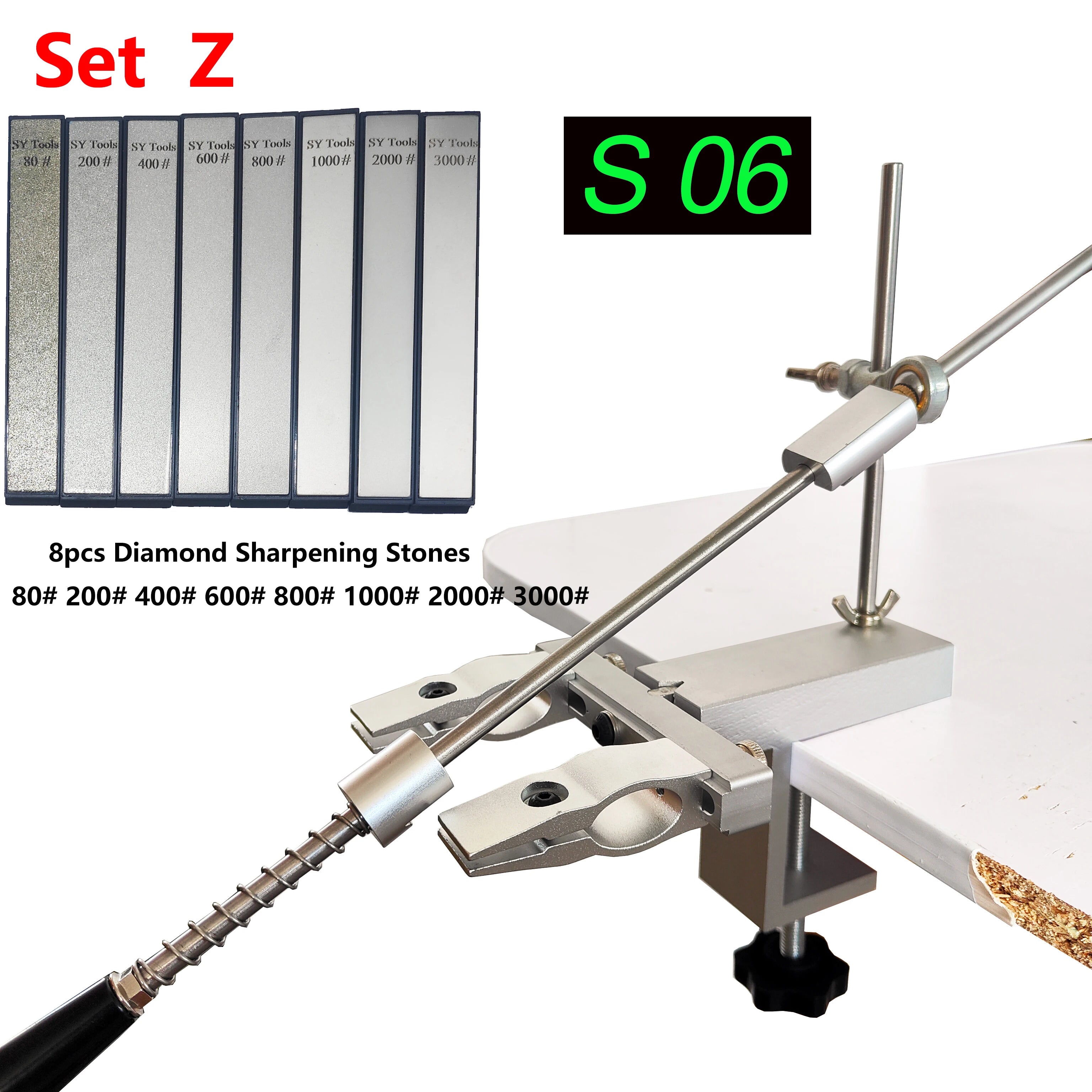 Sy tools Professional Fixed Angle Knife Sharpener — Precision Sharpening System