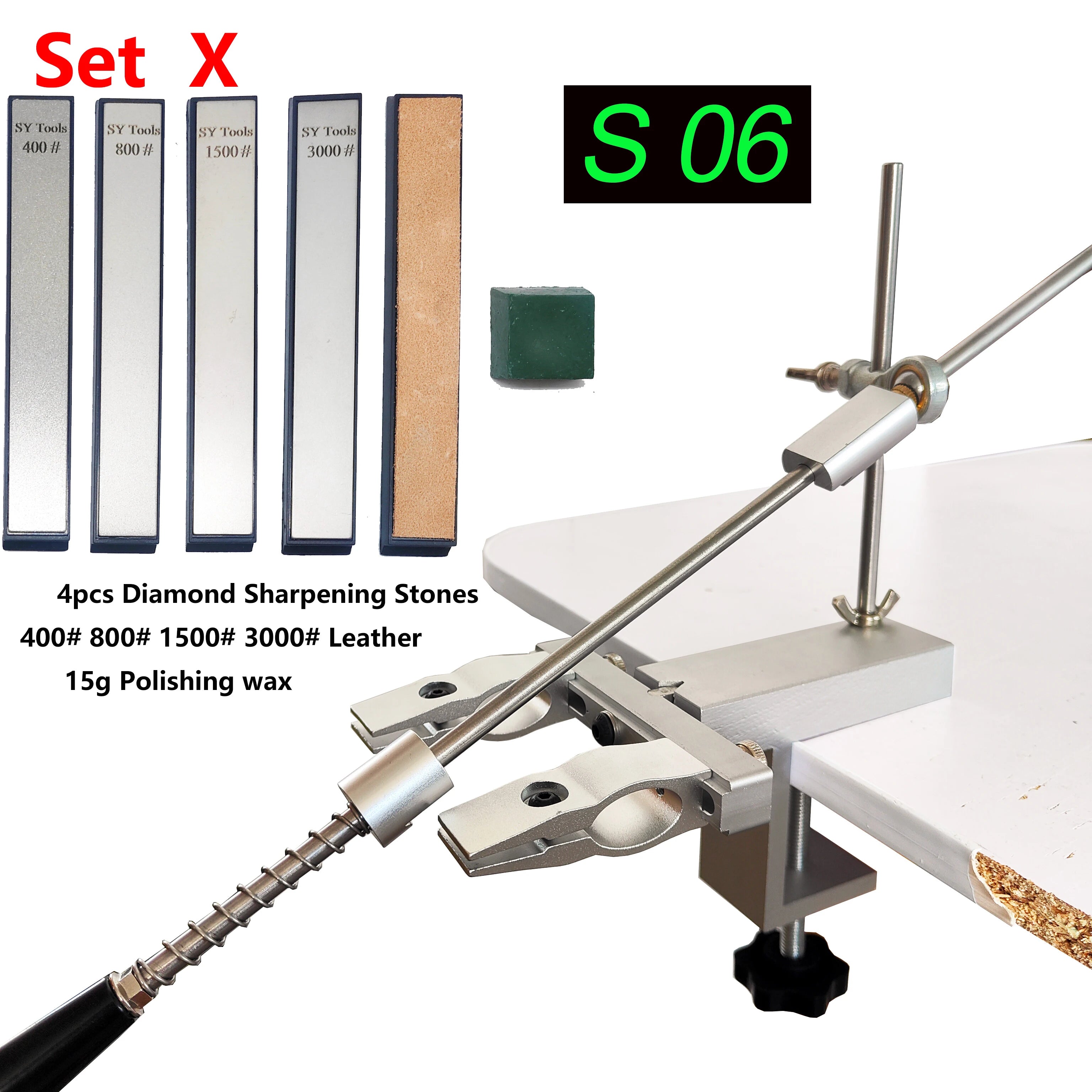 Sy tools Professional Fixed Angle Knife Sharpener — Precision Sharpening System