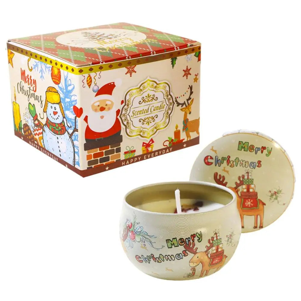 Christmas Scented Belly Jar Candle — Festive Aromatherapy Gift