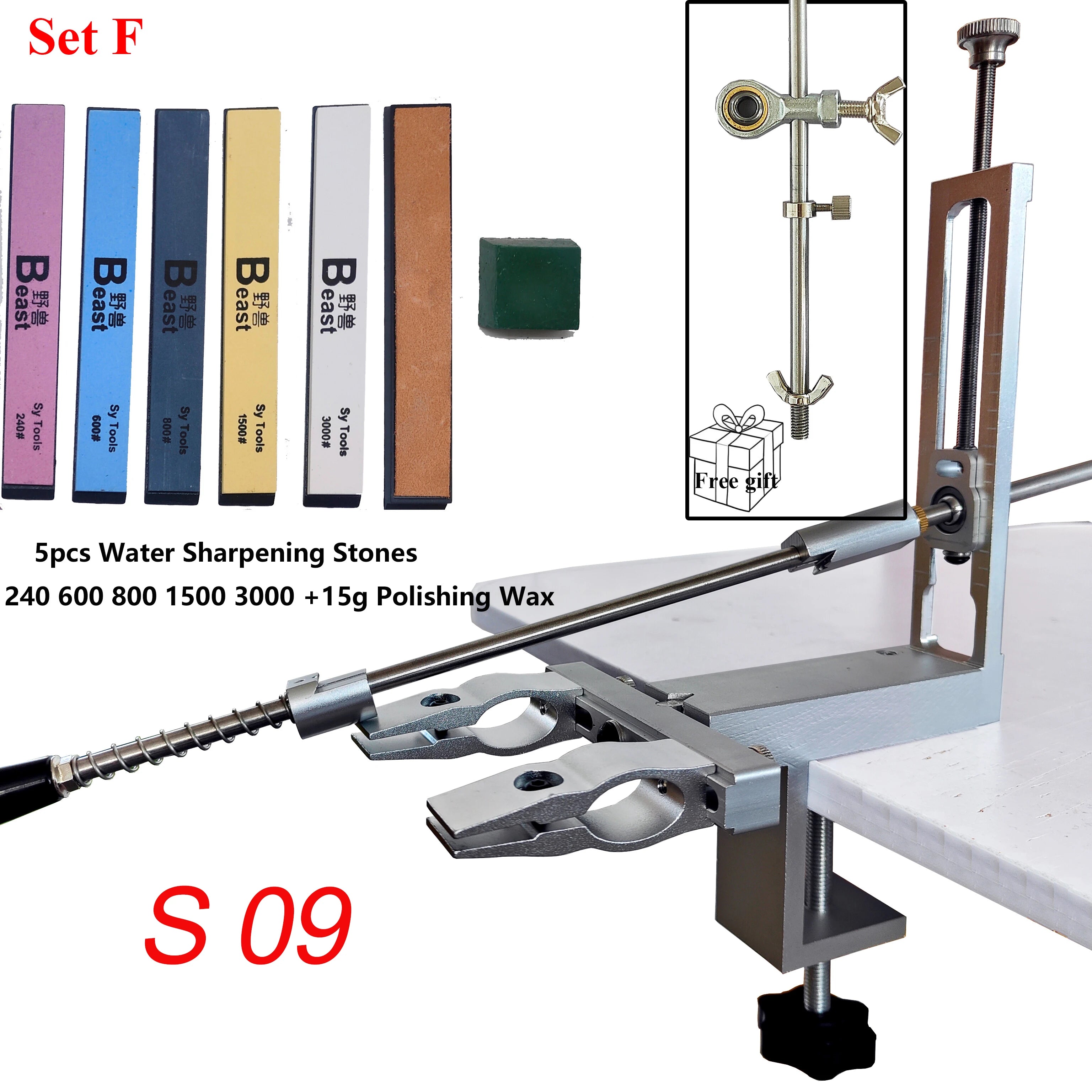 Sy tools Professional Fixed Angle Knife Sharpener — Precision Sharpening System