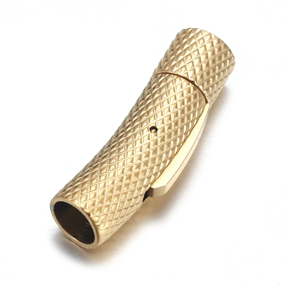 EMBLAASK Stainless Steel Bayonet Clasp — Durable Jewelry Pushlock Closure