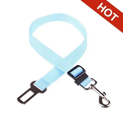 YOUSE Adjustable Pet Car Seat Belt — Secure Vehicle Safety Tether for Dogs and Cats
