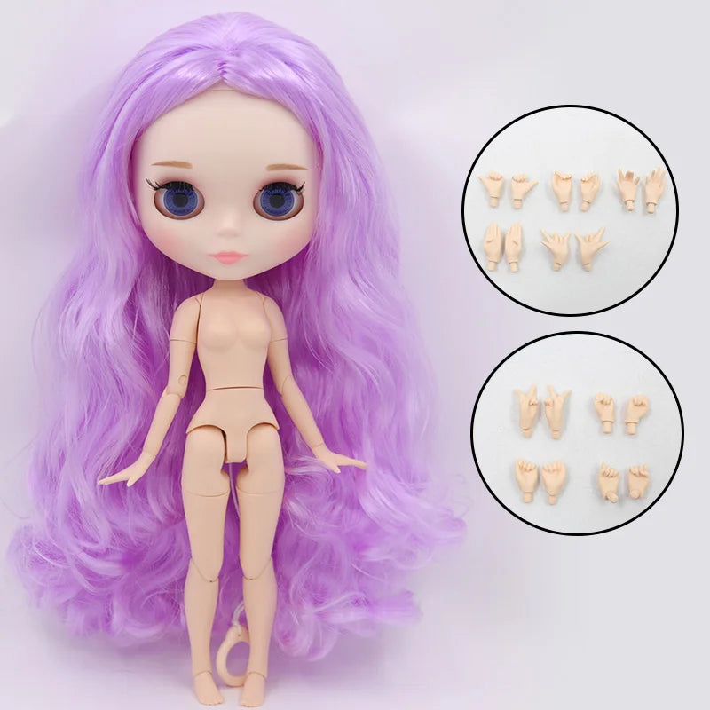 DBS 1/6 BJD Fashion Doll — White Skin Jointed Body for Customization