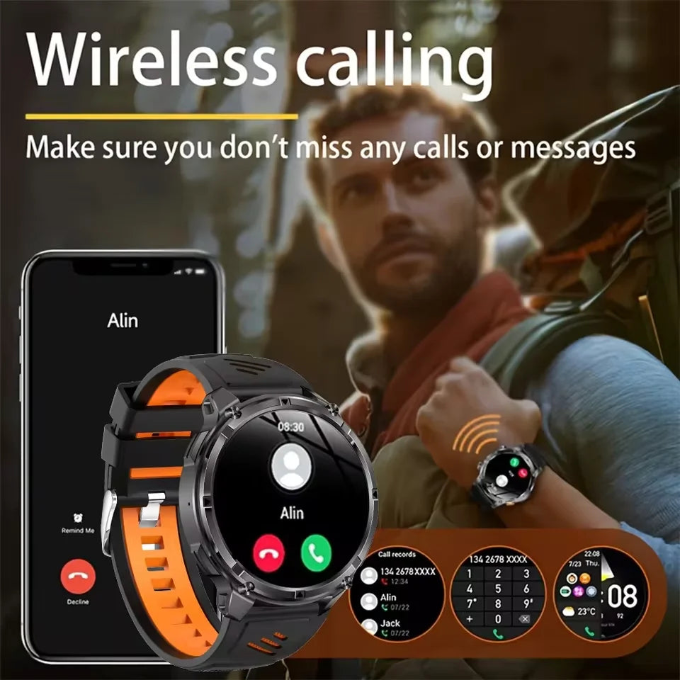 TAVYU T-Rex3 Pro Smartwatch — Rugged Military GPS Outdoor Watch