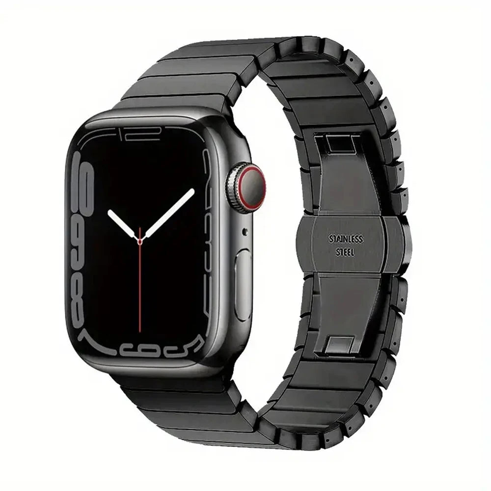 LHDWY Stainless Steel Watch Band — Elegant Bracelet Strap for Smartwatches