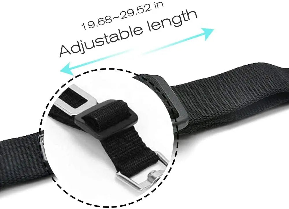 YOUSE Adjustable Pet Car Seat Belt — Secure Vehicle Safety Tether for Dogs and Cats