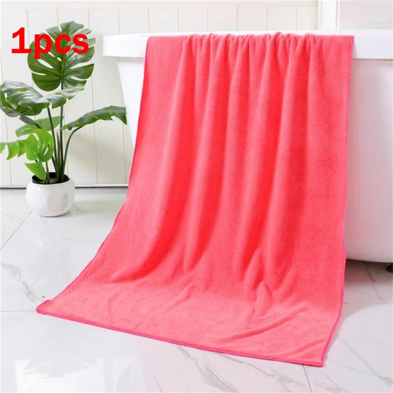 Beeinch Microfiber Coral Velvet Face Towel — Ultra Absorbent Soft Drying Cloth