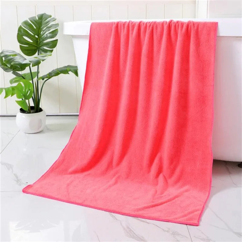 Beeinch Microfiber Coral Velvet Face Towel — Ultra Absorbent Soft Drying Cloth