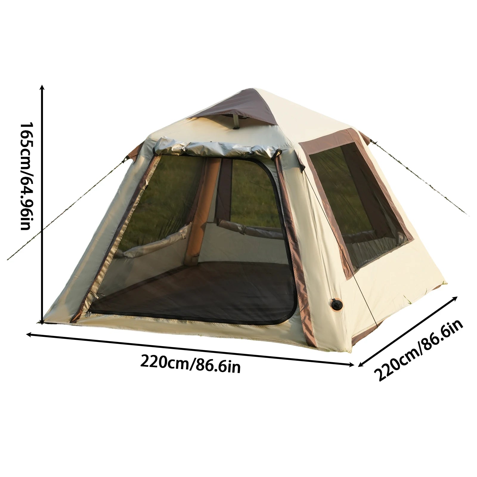 Pakicetus Inflatable Camping Tent — Luxury Glamping Gear for Families