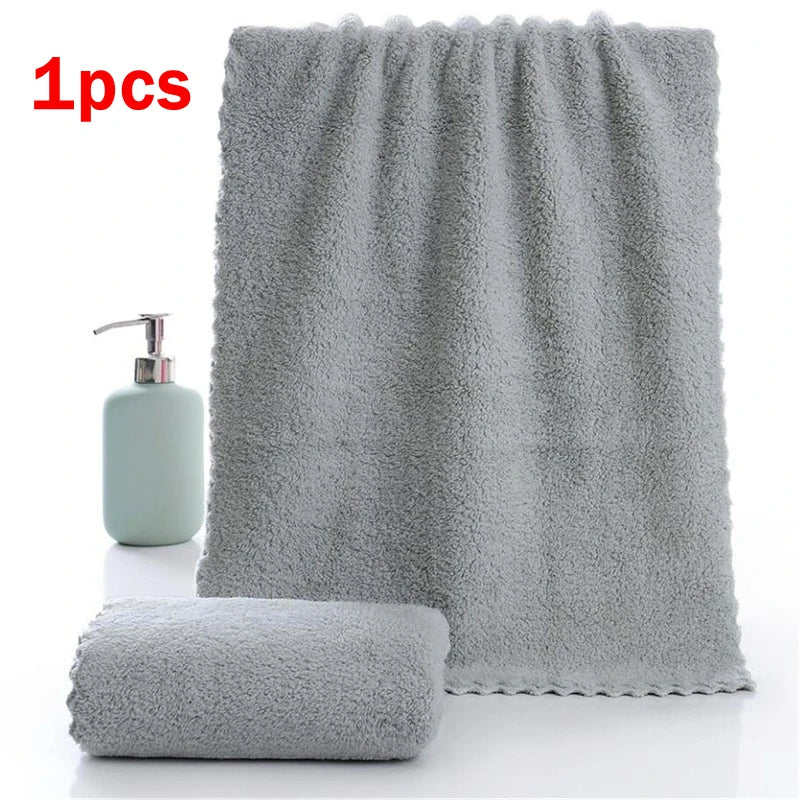Beeinch Microfiber Coral Velvet Face Towel — Ultra Absorbent Soft Drying Cloth