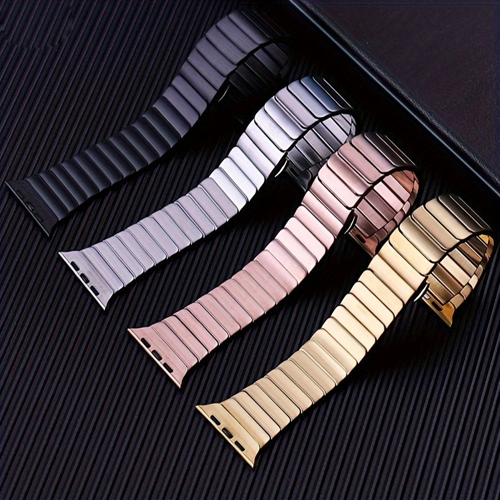 LHDWY Stainless Steel Watch Band — Elegant Bracelet Strap for Smartwatches