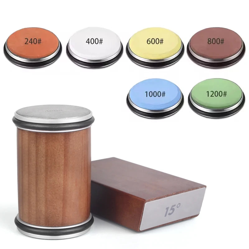 RSCHEF Rolling Knife Sharpener — Magnetic Holder & Diamond Stone Kit