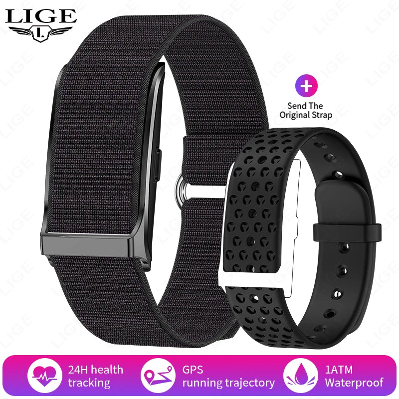 LIGE Smart Watch — Fitness Tracker with Heart Rate & Blood Oxygen Monitor