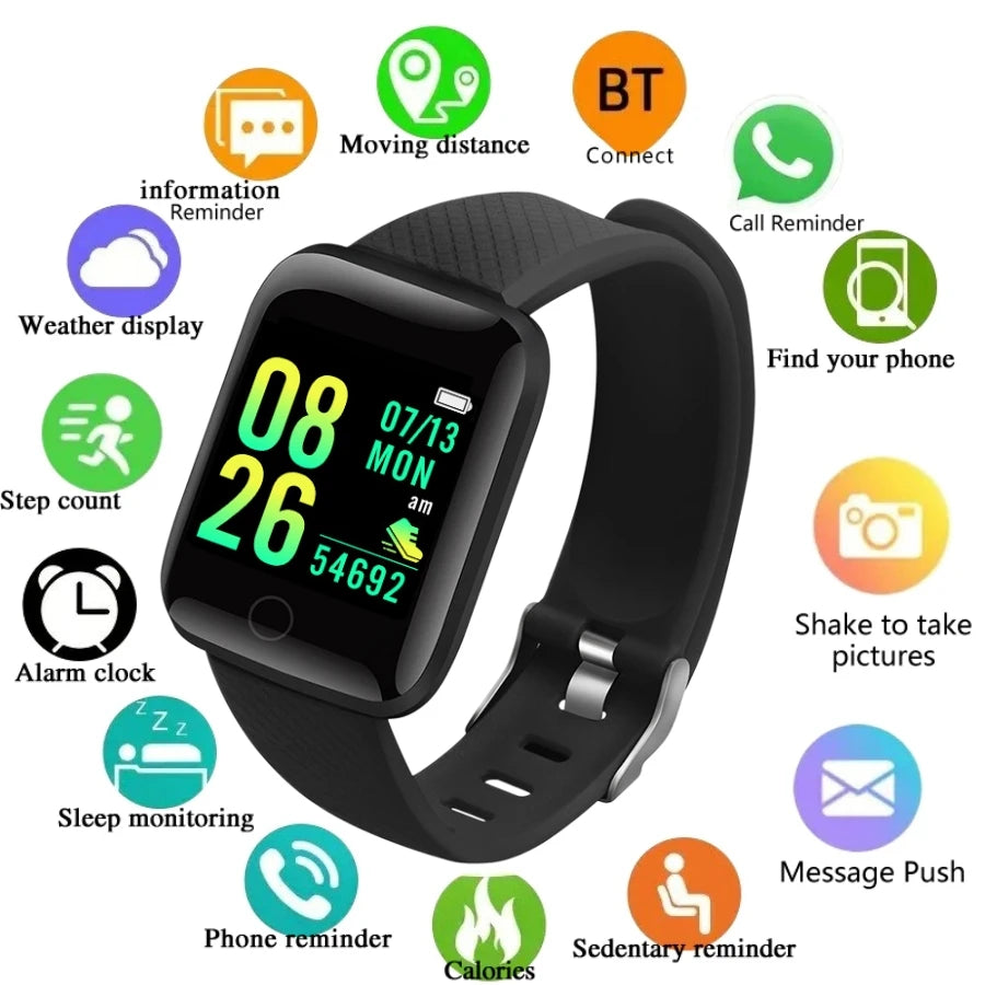 CHAONB Multifunction Smart Watch — Fitness Tracker & Message Reminder