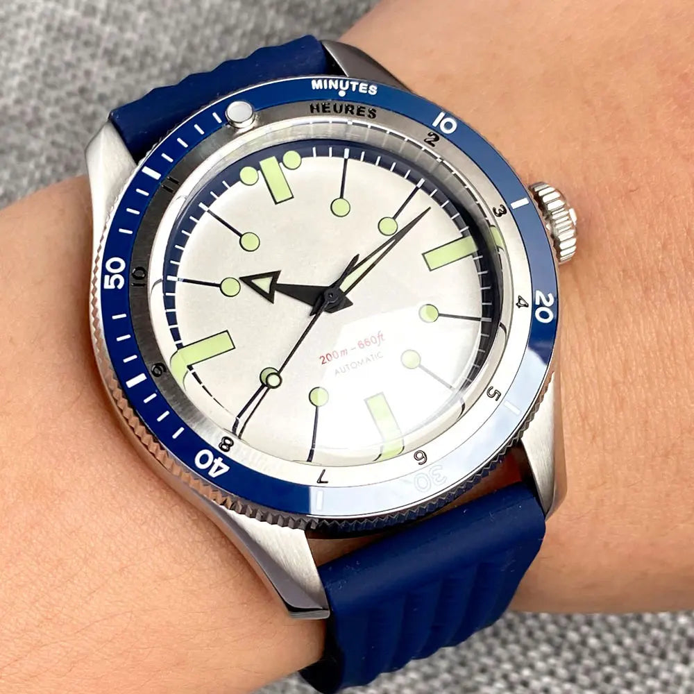 Tandorio Automatic Dive Watch — 40mm Mechanical Men's Diver
