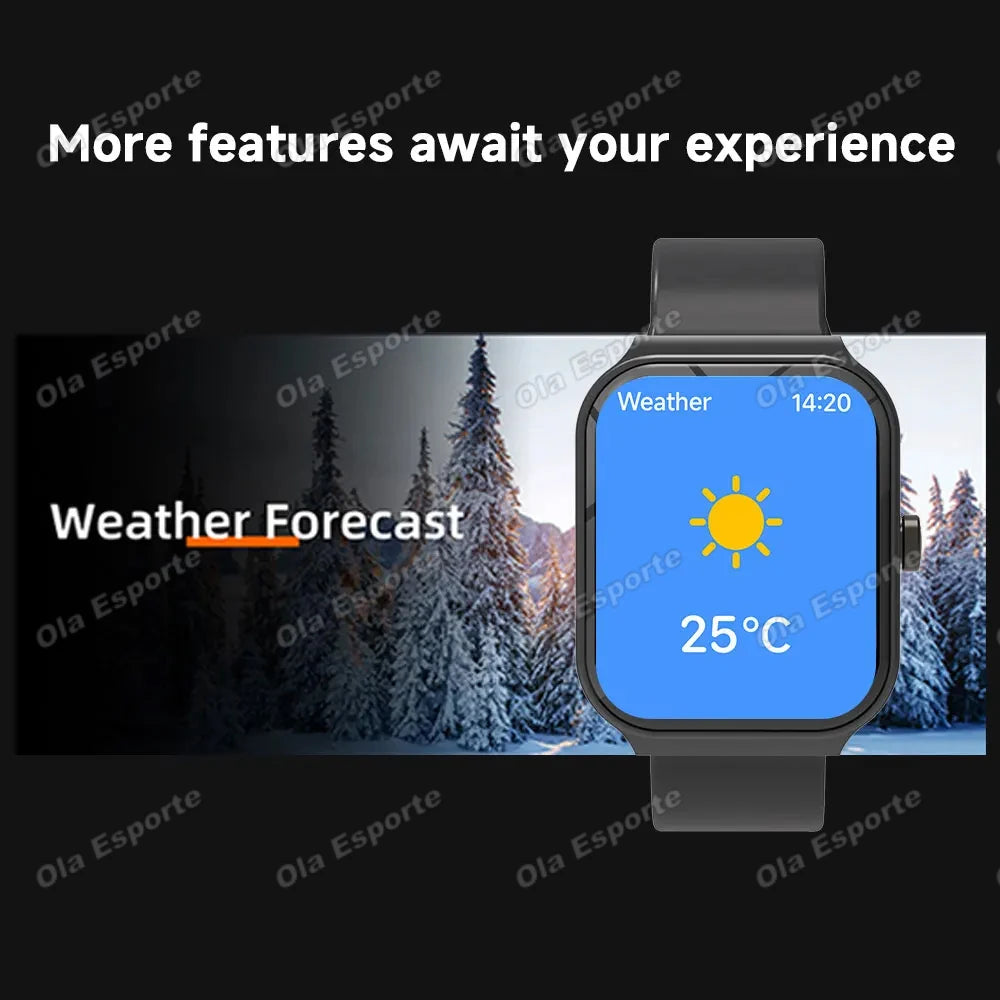 Ola Esporte Smart Watch — 2.01'' AMOLED Screen with Bluetooth Calling