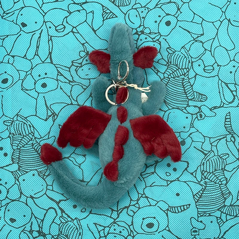 Assorted Plush Keychain Charms — Cute Animal & Food Bag Accessories
