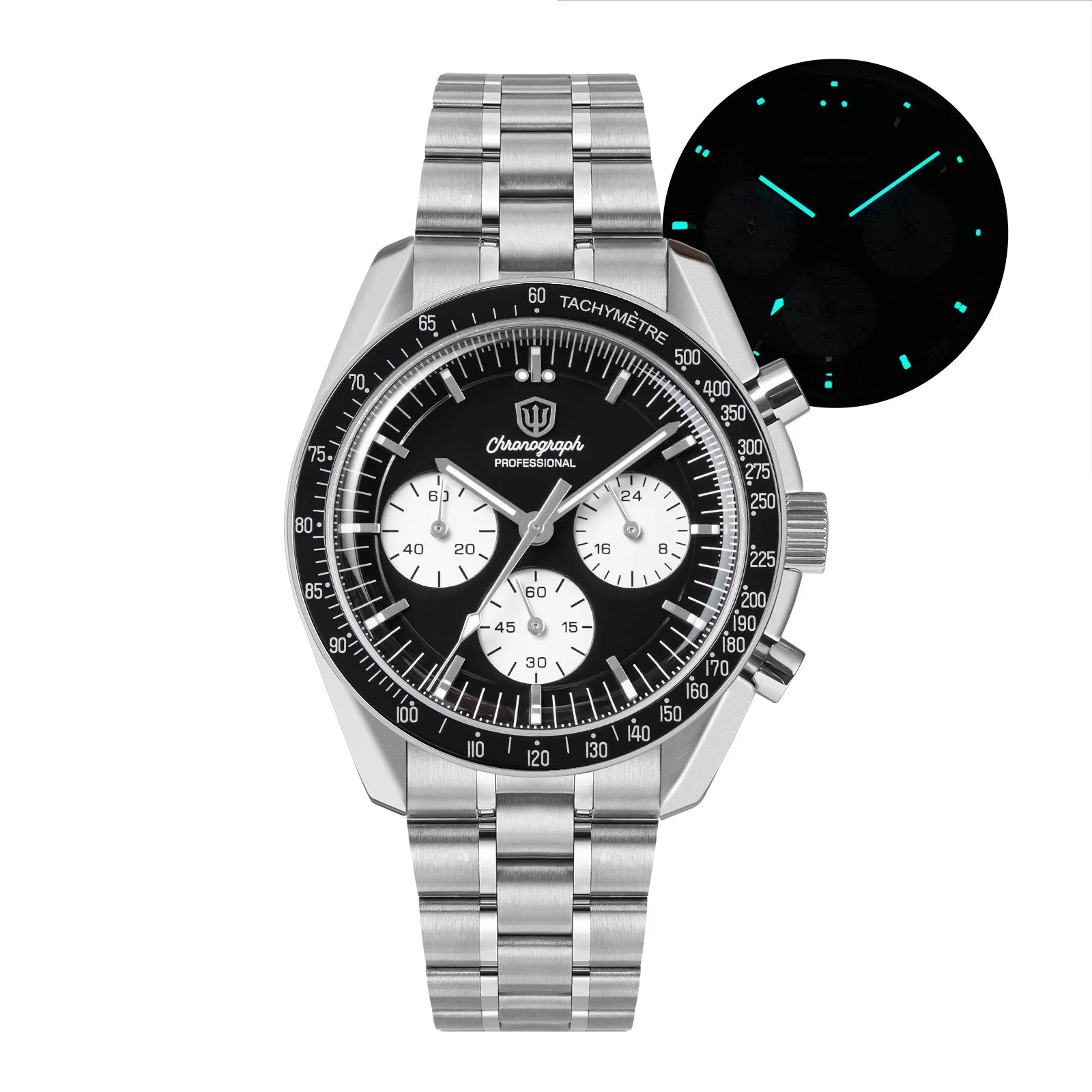 Watchdives WD1863A Chronograph Watch — Sapphire Crystal & Stainless Steel