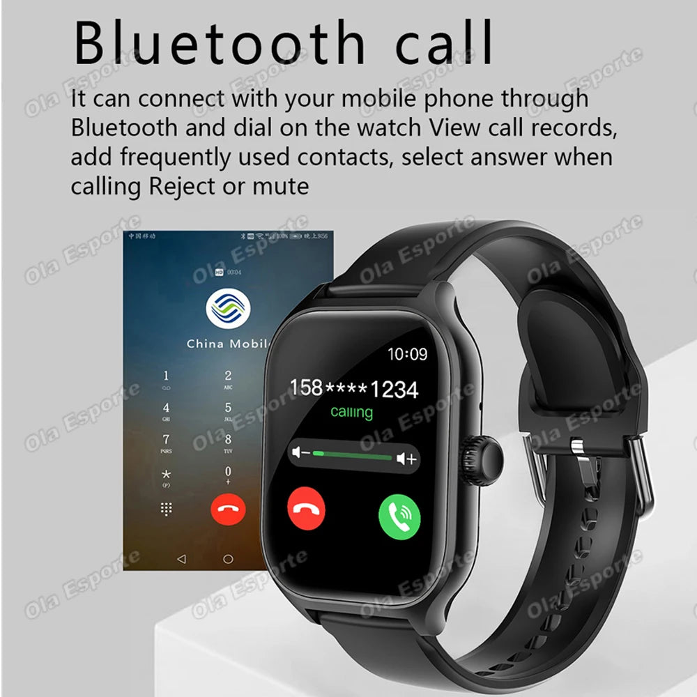 Ola Esporte Smart Watch — 2.01'' AMOLED Screen with Bluetooth Calling