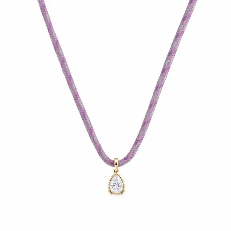doyours Boho Multilayer Rope Chain Necklace — Gold Plated Zircon Pendant Jewelry