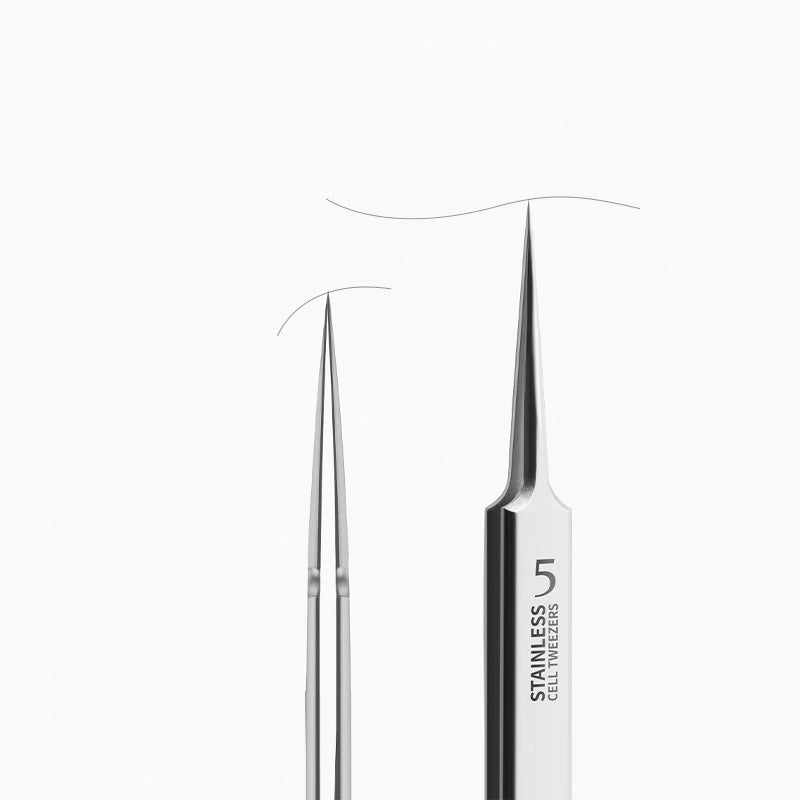 Stainless Steel Blackhead Extraction Tweezers — Precision Skin Care Tool