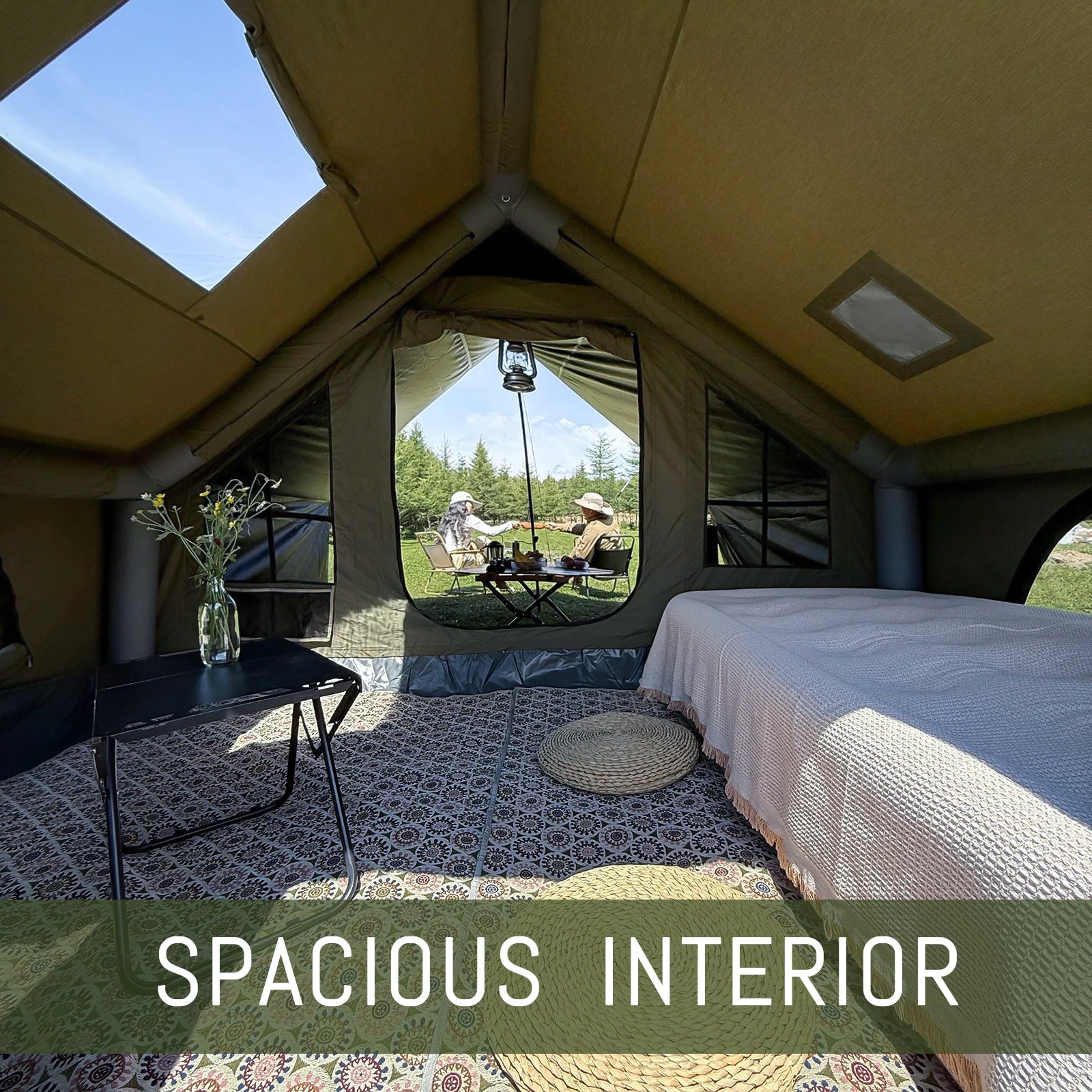 Pakicetus Inflatable Camping Tent — Luxury Glamping Gear for Families