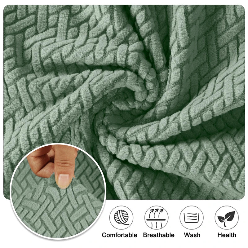Universal Elastic Chair Cover — Stretchable Fabric Seat Protector