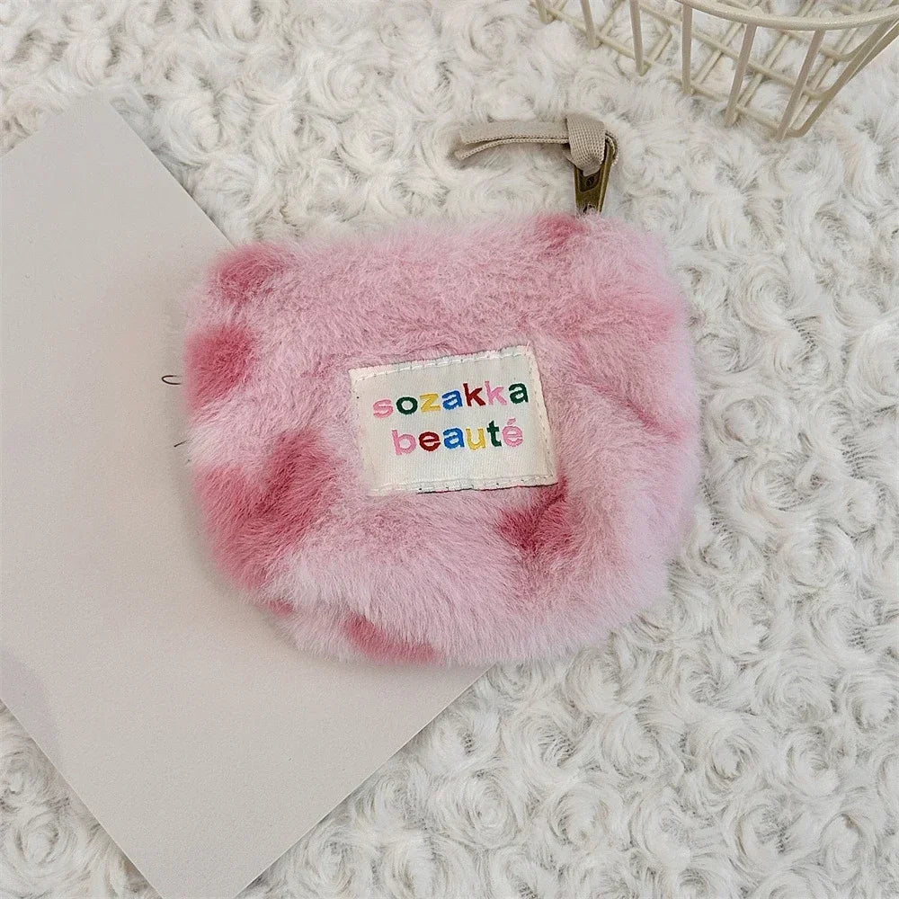 SOZAKKA Floral Canvas Coin Purse — Compact Zippered Change Pouch