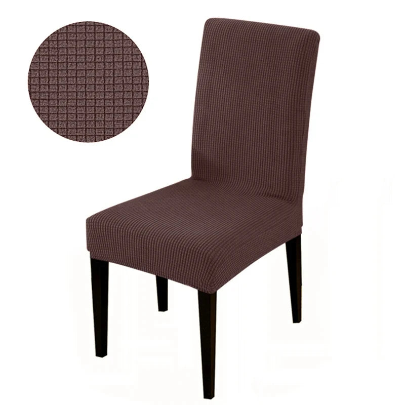 Universal Elastic Chair Cover — Stretchable Fabric Seat Protector