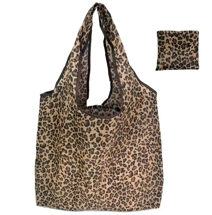 eTya Reusable Floral Shopping Bag — Foldable Large Capacity Tote