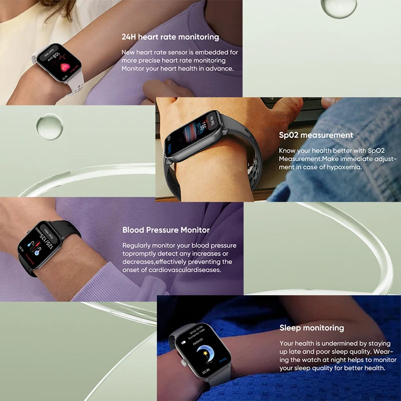 BOXUXING Smart Watch 5 — HD AMOLED Display & Bluetooth Calling