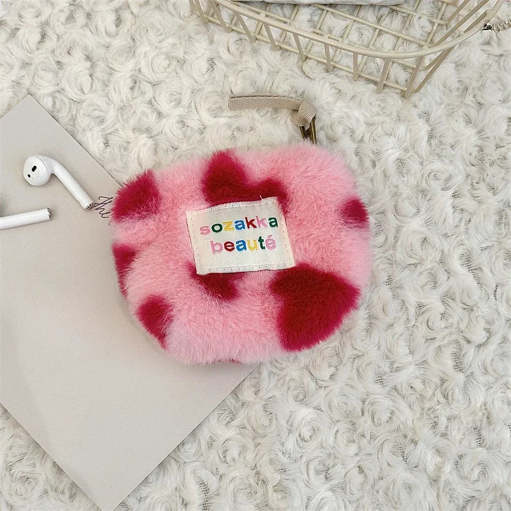 SOZAKKA Floral Canvas Coin Purse — Compact Zippered Change Pouch