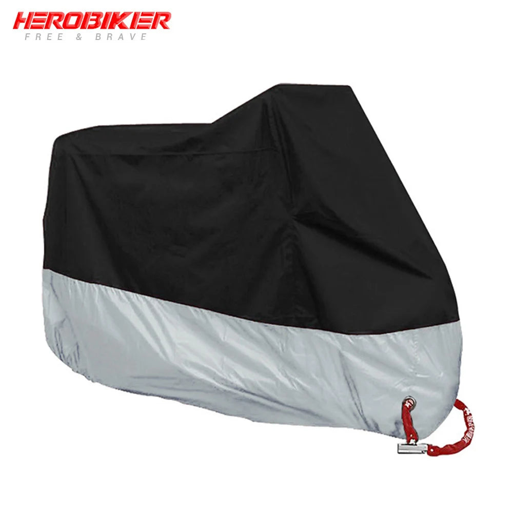 Waterproof Motorcycle Cover — All-Weather Dustproof & UV Protective Coat