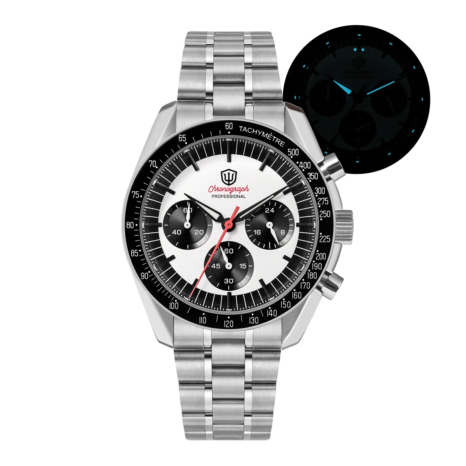 Watchdives WD1863A Chronograph Watch — Sapphire Crystal & Stainless Steel