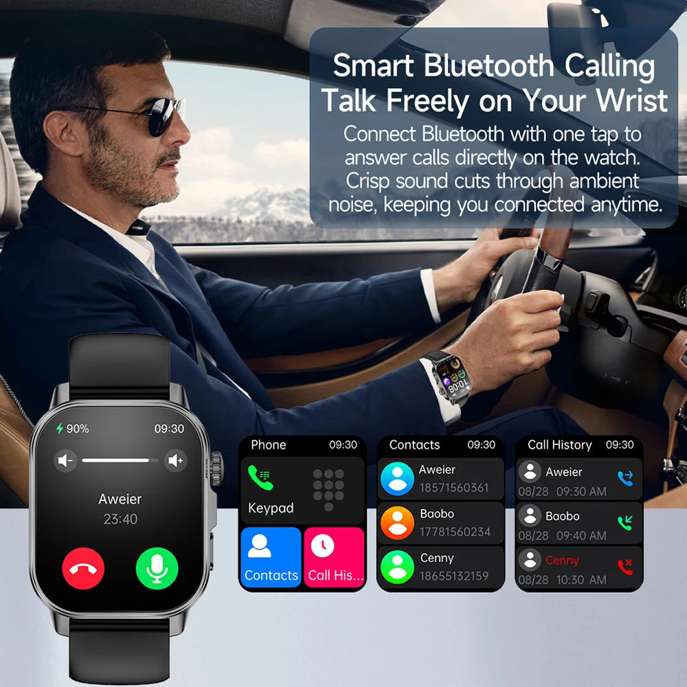 ChiBear Professional Health Smartwatch — ECG, Blood Pressure & Body Analysis