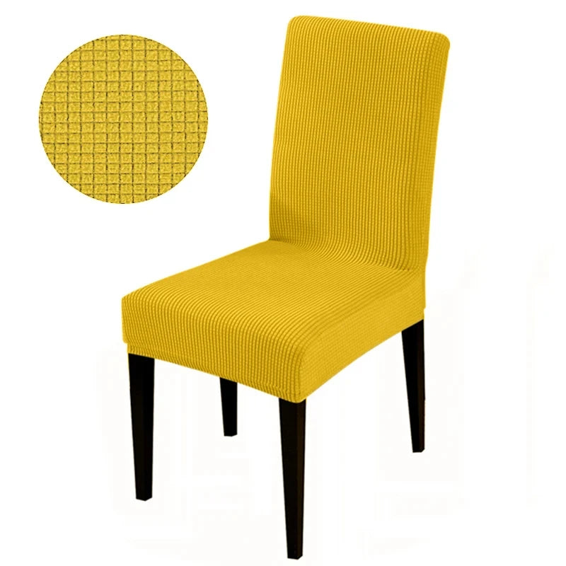 Universal Elastic Chair Cover — Stretchable Fabric Seat Protector