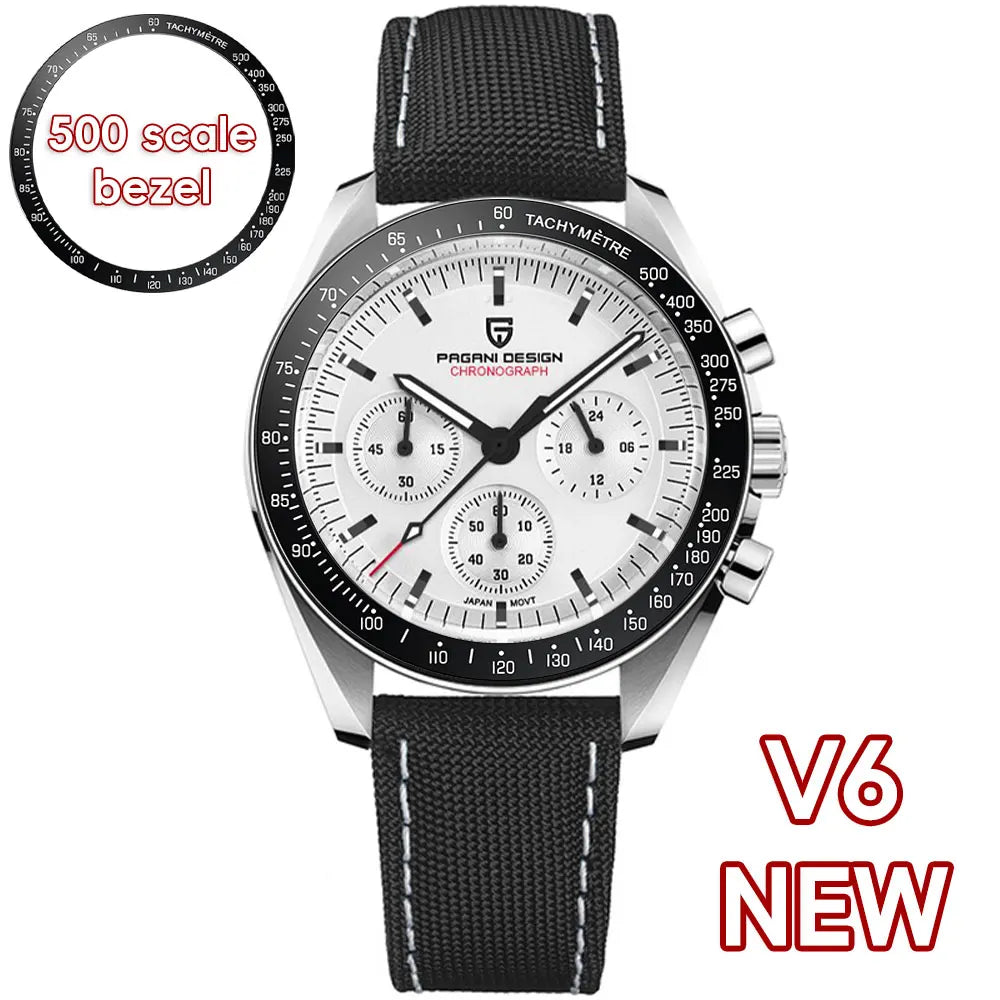 PAGANI DESIGN 1701 Moonwatch — Luxury Chronograph Quartz Wristwatch