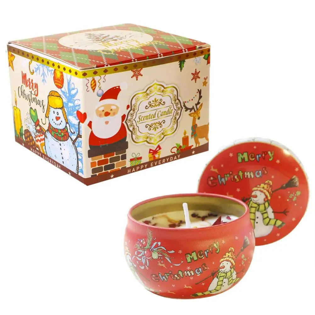 Christmas Scented Belly Jar Candle — Festive Aromatherapy Gift