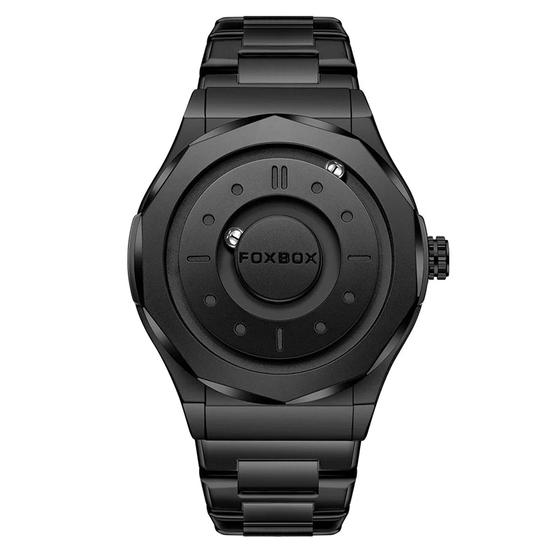 LIGE Creative Magnetic Men's Watch — Unique Quartz Wristwatch with Interchangeable Straps